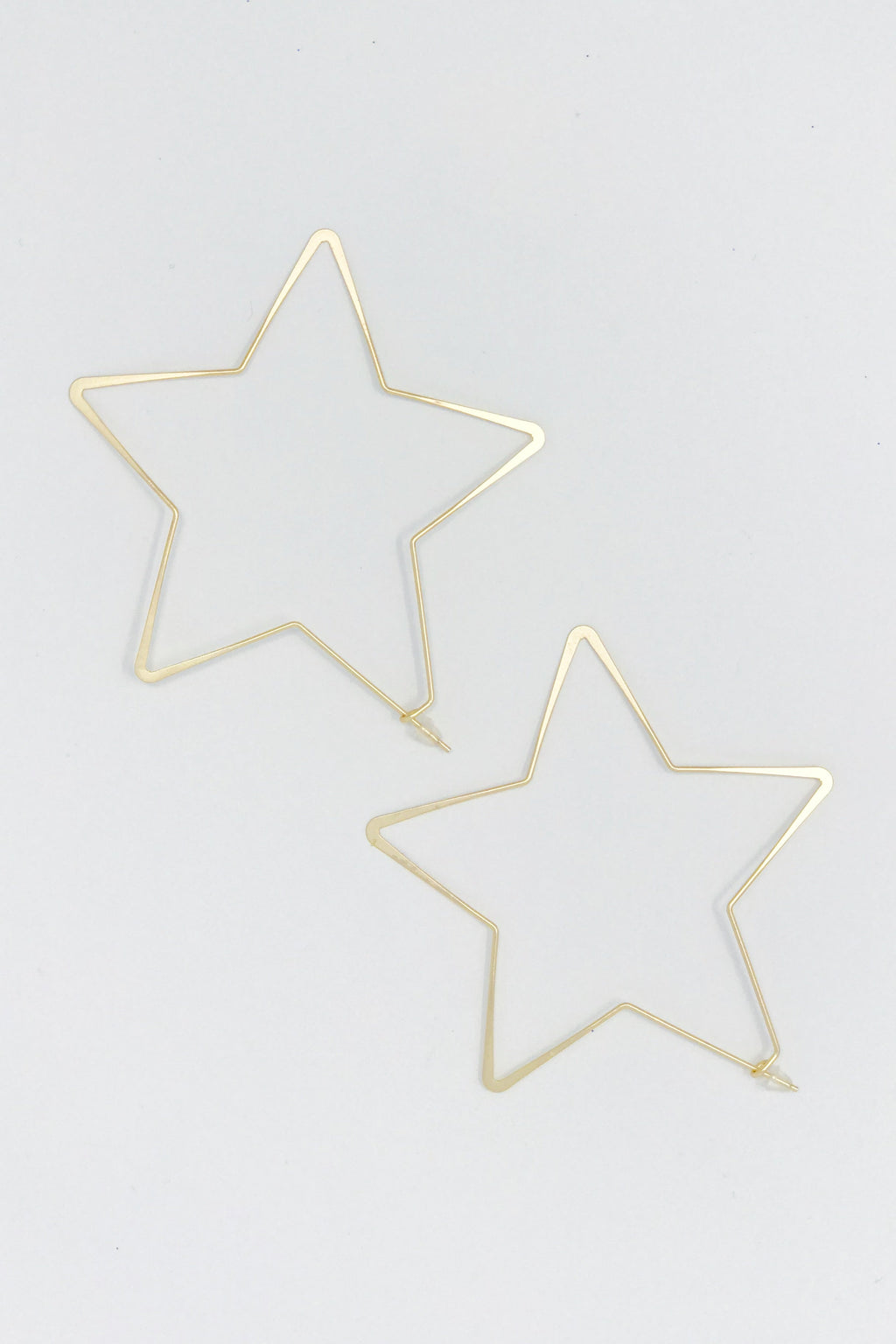 Muse Essentials Large Star Hoop Earrings