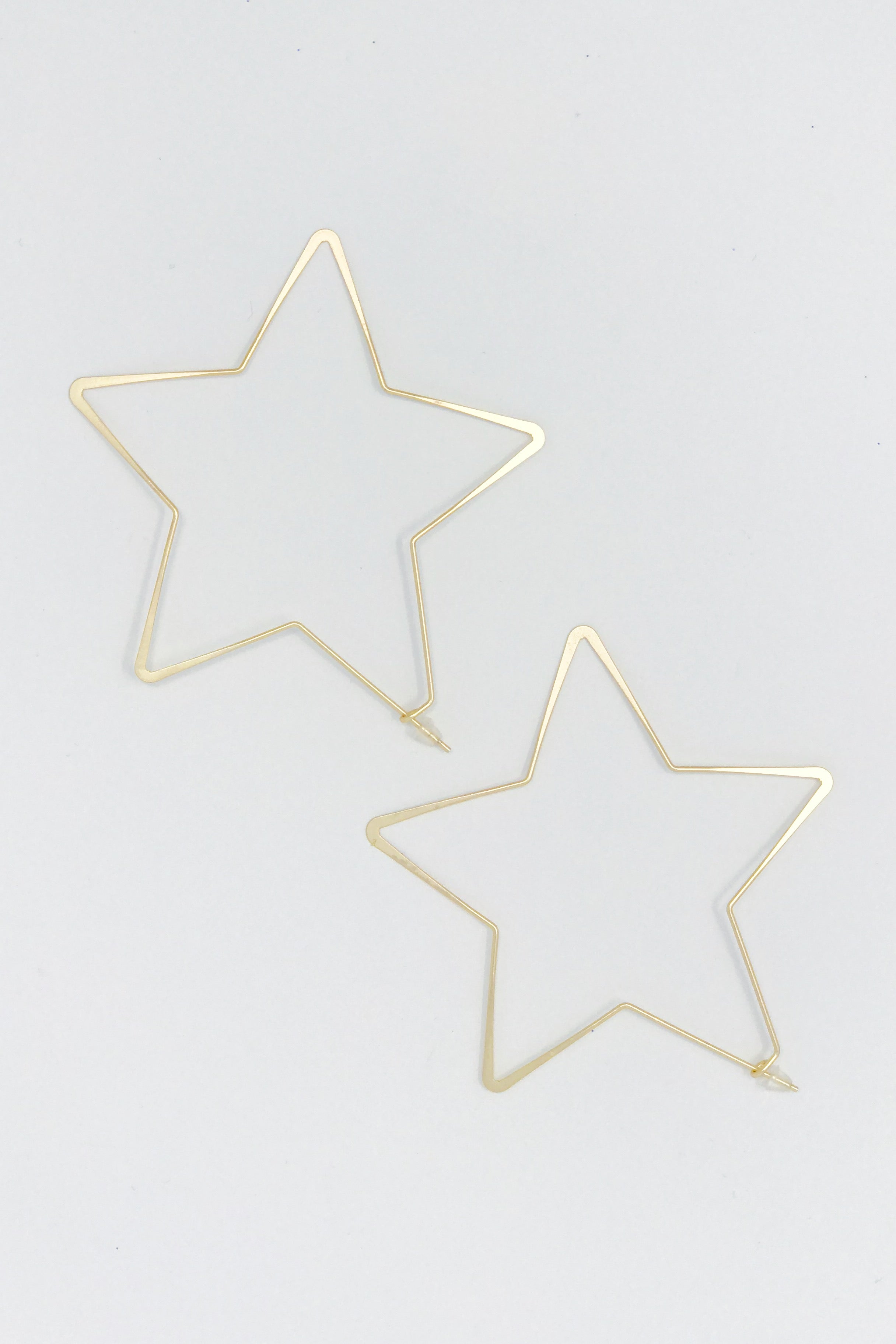 Muse Essentials Large Star Hoop Earrings