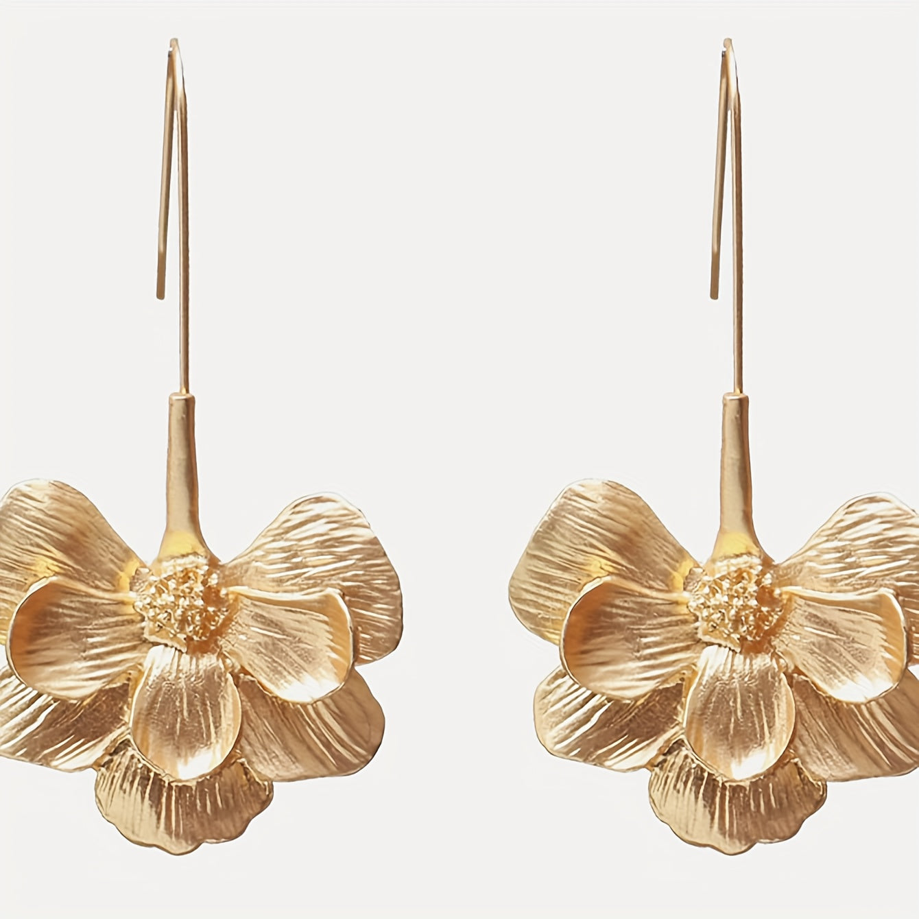 Muse Essentials - Vintage Floral Statement Dangle Earrings