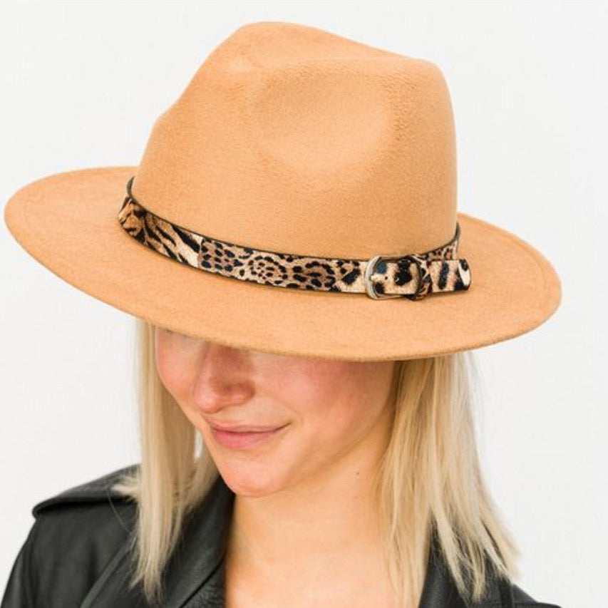 Ivy's Crown - Sassy Leopard Band Fedora Hat