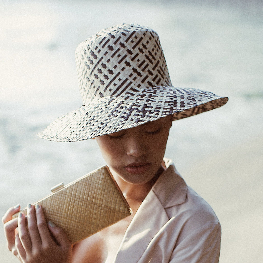 Ivy's Crown Statement Fisherman Bucket Straw Hat