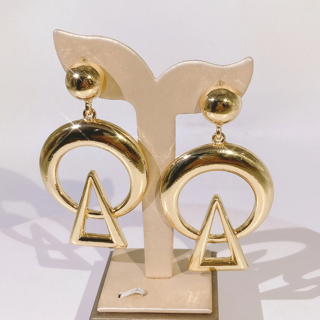 Muse Essentials - Big Cuban Chain Big Earrings Pendant Style Earrings