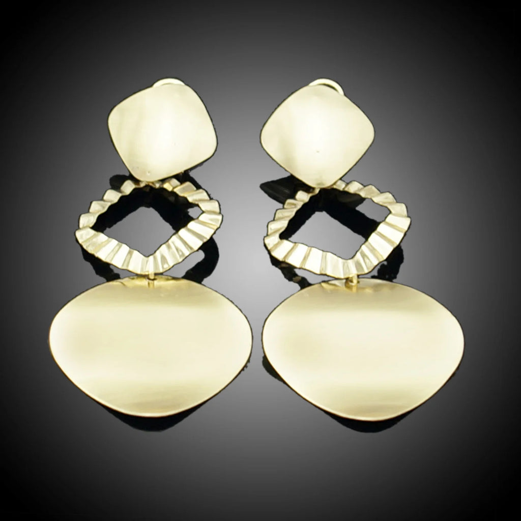 Muse Essentials - Gold Filled Big Earrings Pendant Style Earrings