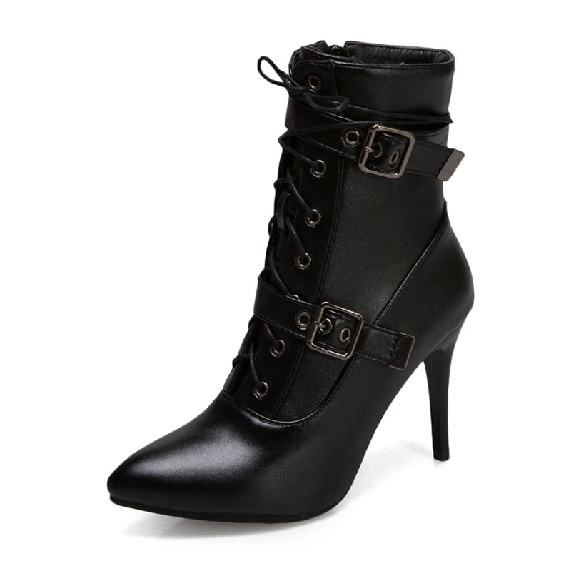 The Muse Step Edit Women High Heels Ankle Boots