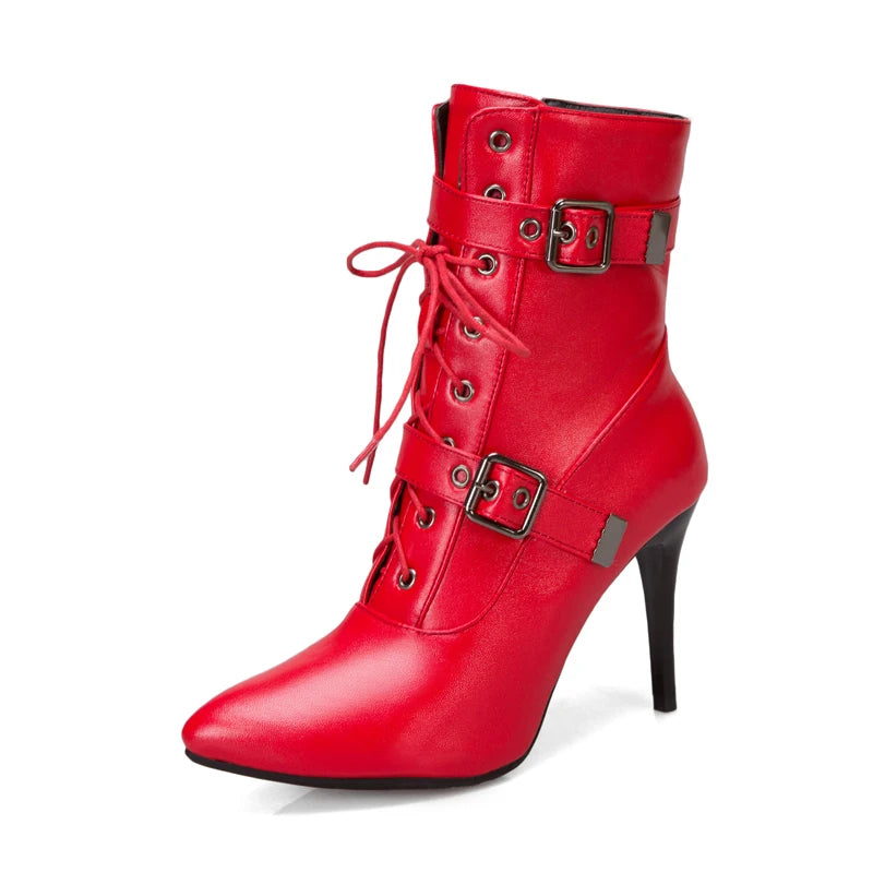 The Muse Step Edit Women High Heels Ankle Boots