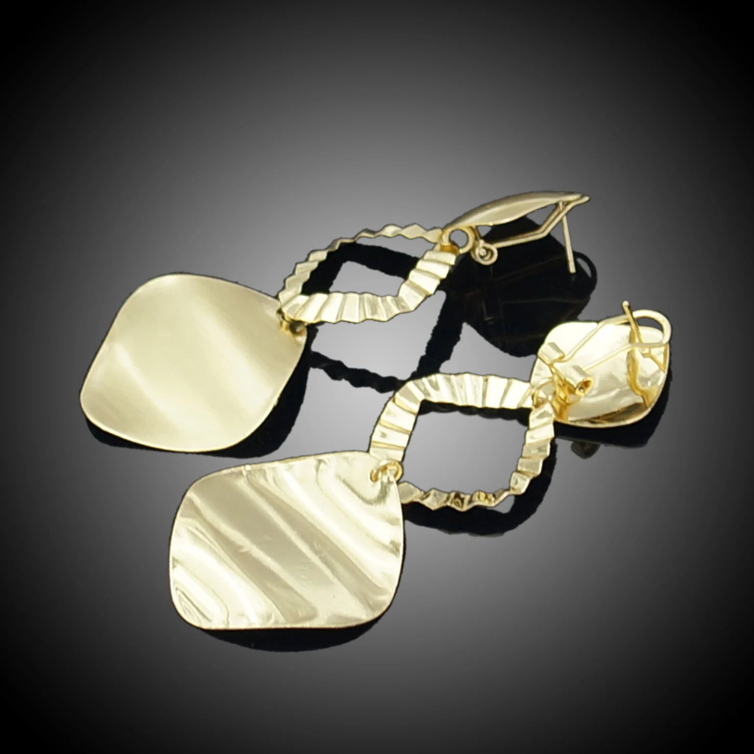 Muse Essentials - Gold Filled Big Earrings Pendant Style Earrings