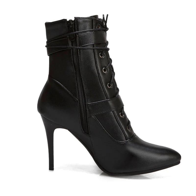 The Muse Step Edit Women High Heels Ankle Boots