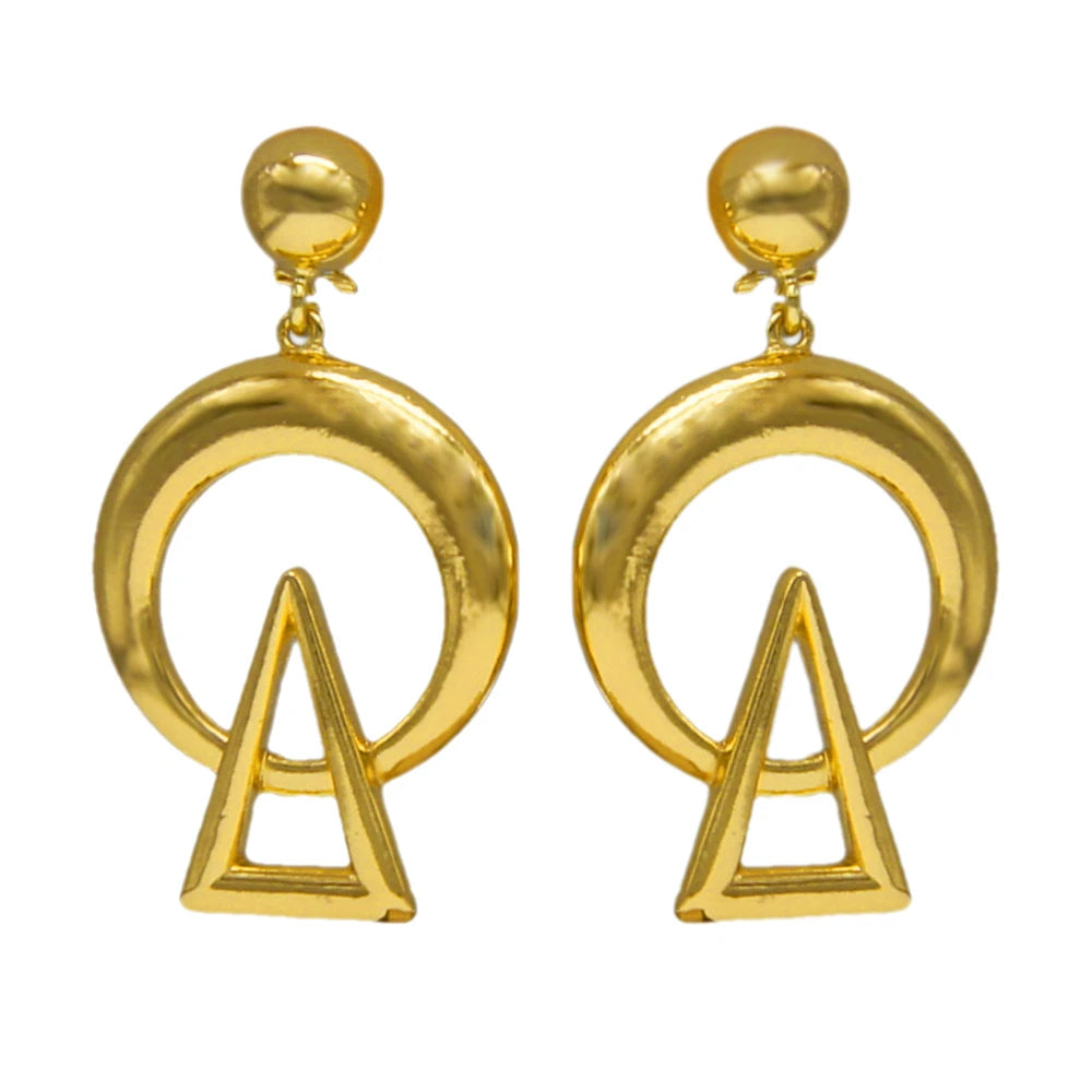 Muse Essentials - Big Cuban Chain Big Earrings Pendant Style Earrings
