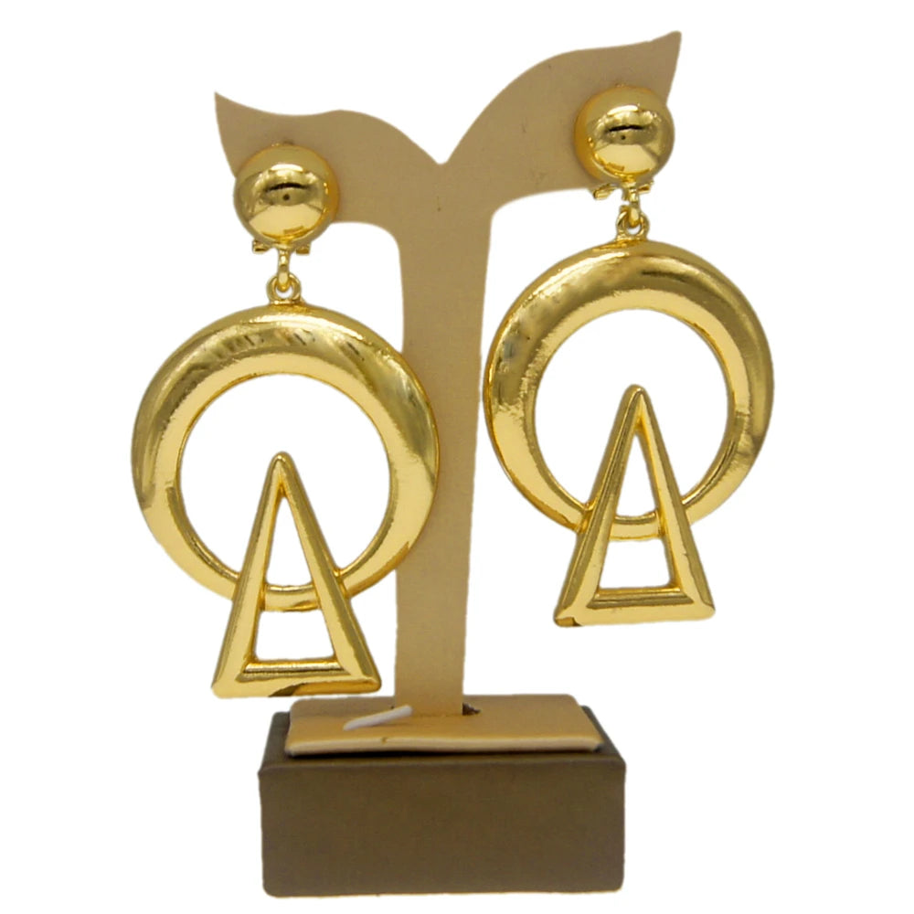 Muse Essentials - Big Cuban Chain Big Earrings Pendant Style Earrings