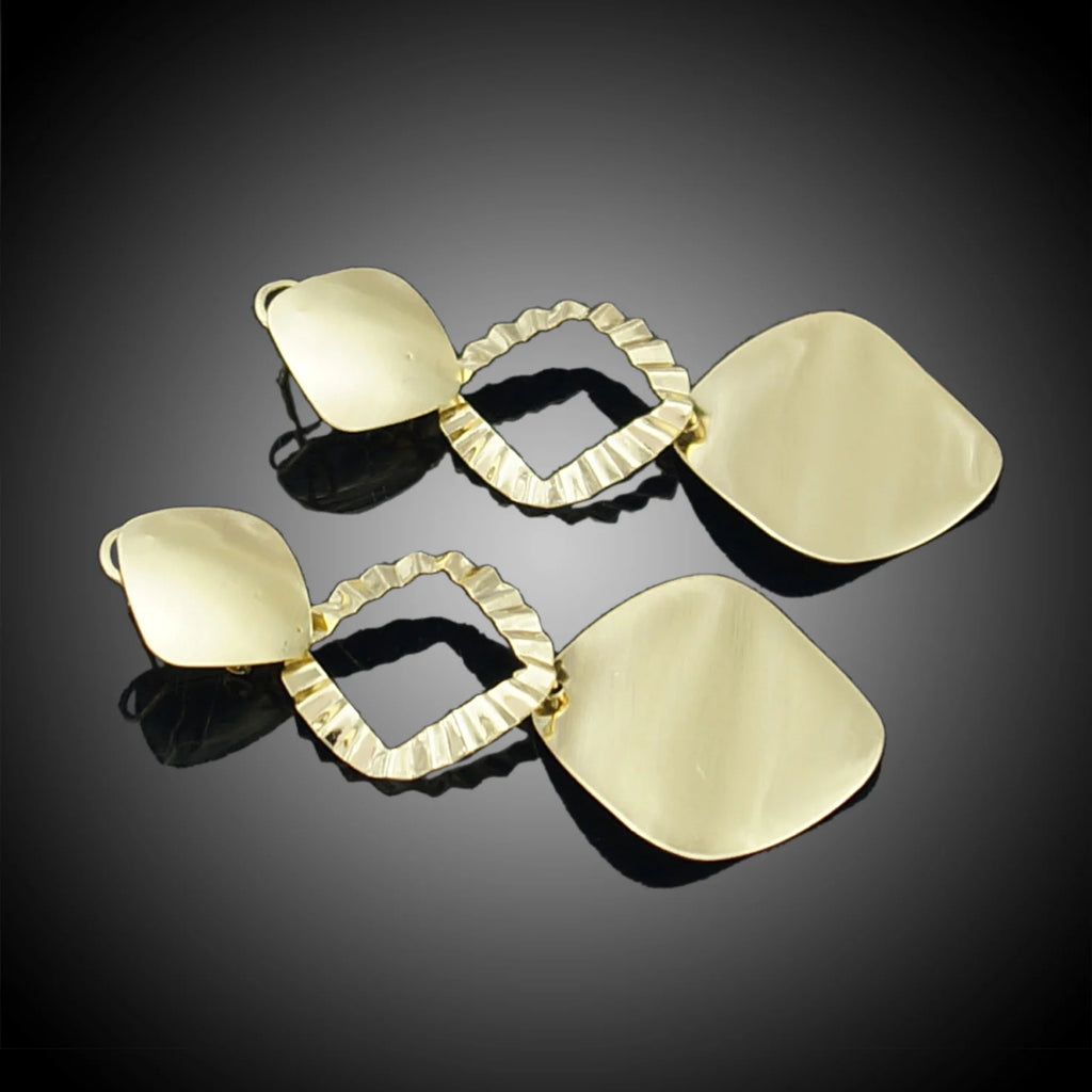 Muse Essentials - Gold Filled Big Earrings Pendant Style Earrings