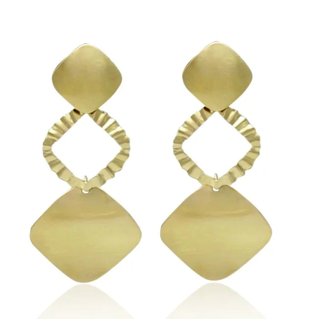 Muse Essentials - Gold Filled Big Earrings Pendant Style Earrings