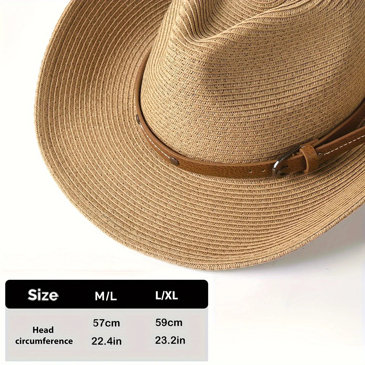 Ivy 's Crown Wide Brim Straw Western Hat