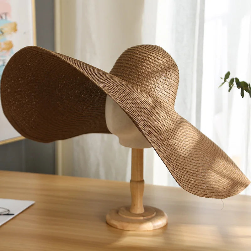 Ivy's Crown Oversize Wide Brim Straw Hat