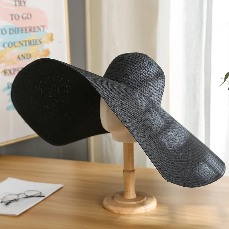 Ivy's Crown Oversize Wide Brim Straw Hat