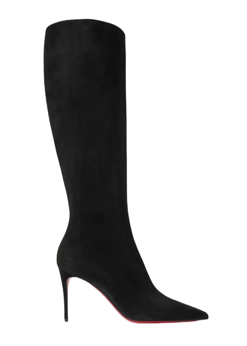 The Muse Edit New Classy High Heel Knee Fashion Pointed Side Zipper Fashion Women's Mid Top Boots