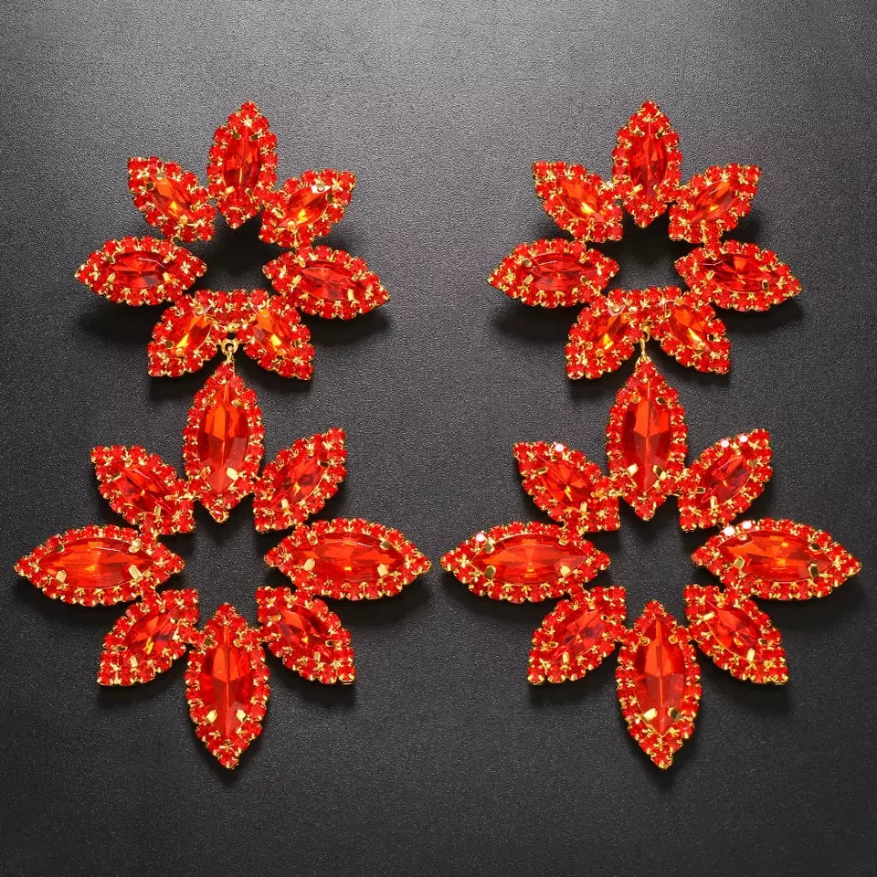 Muse Essentials - Exaggerated Statement Big Flower Earrings