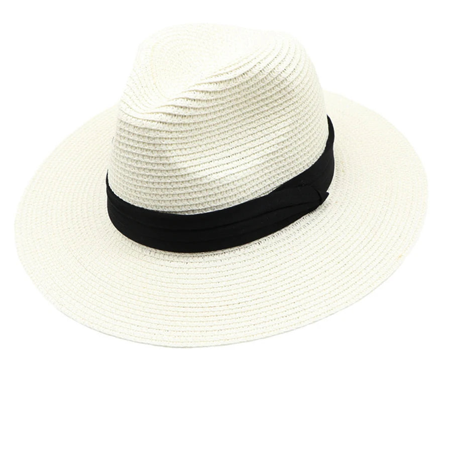 Ivy's Crown Wide Brim Straw Panama Hat