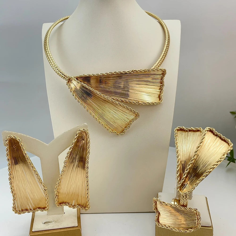 Muse Essentials - Exquisite Handmade Beautiful Necklace Party Accessories Jewelry Set