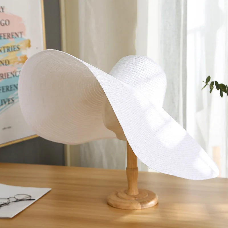 Ivy's Crown Oversize Wide Brim Straw Hat