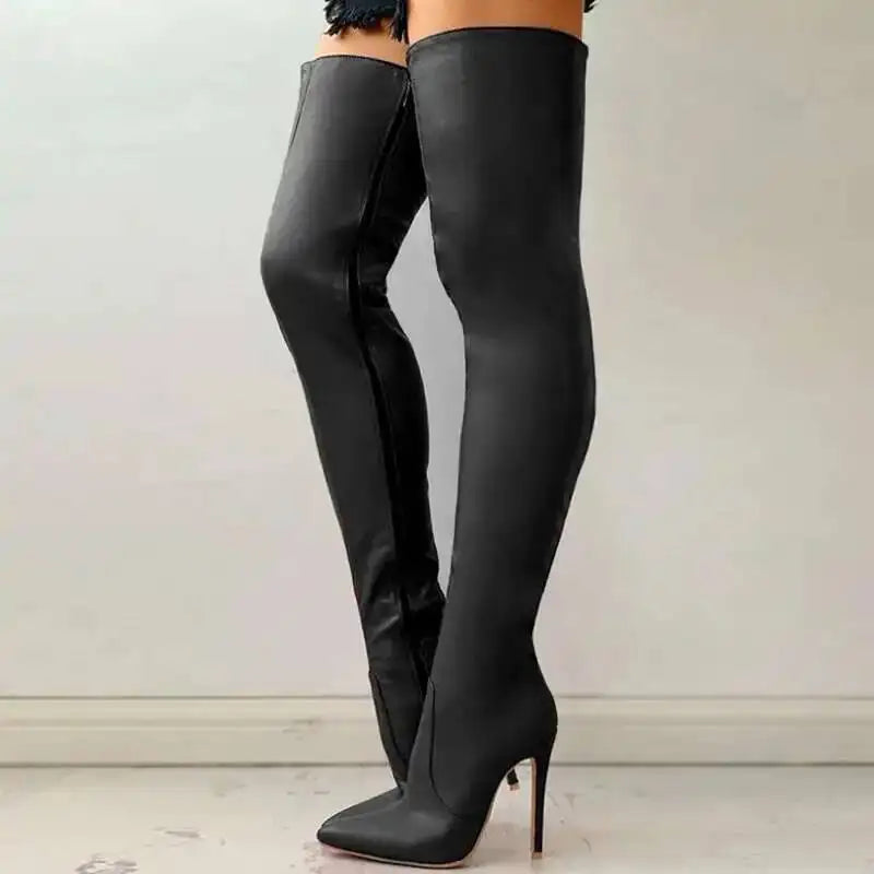 The Muse Step Edit Women's Boots Sexy High Heels Slim Over The Knee Boots