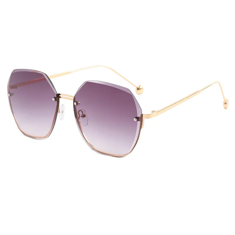 Muse Essential Octagon Round Gradient Sunglasses