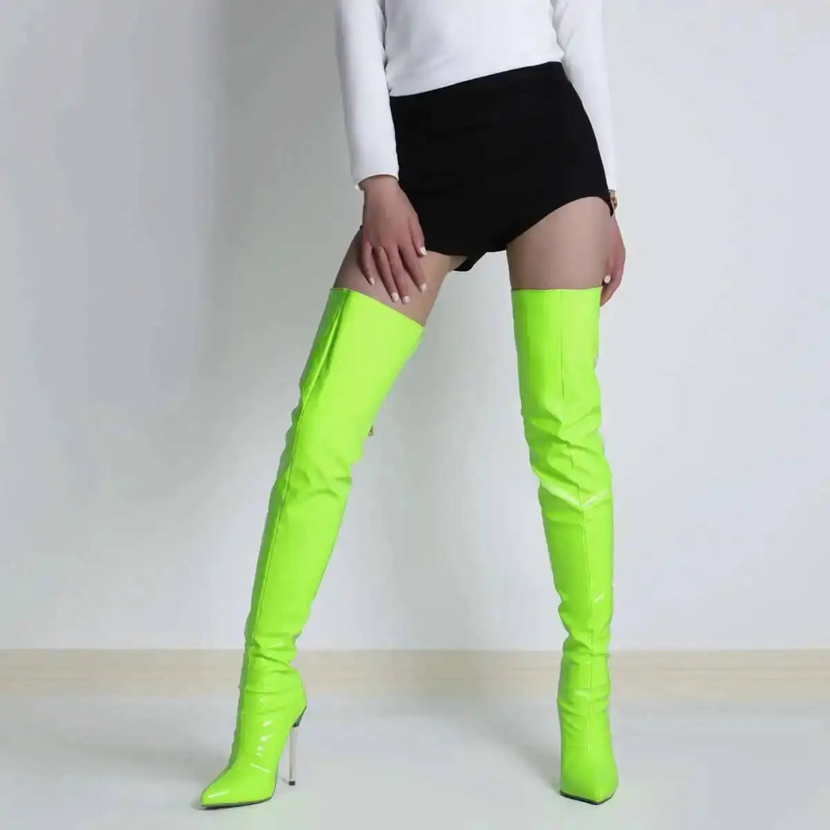 The Muse Step Edit Women's Boots Sexy High Heels Slim Over The Knee Boots