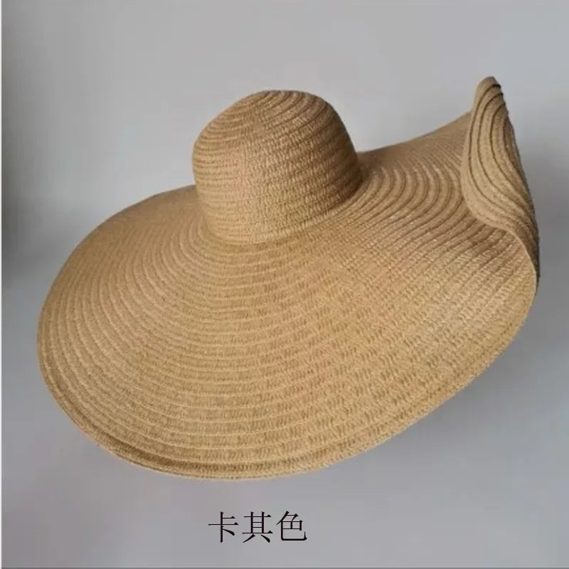 Ivy's Crown Oversized Elegant Beach Straw Hat