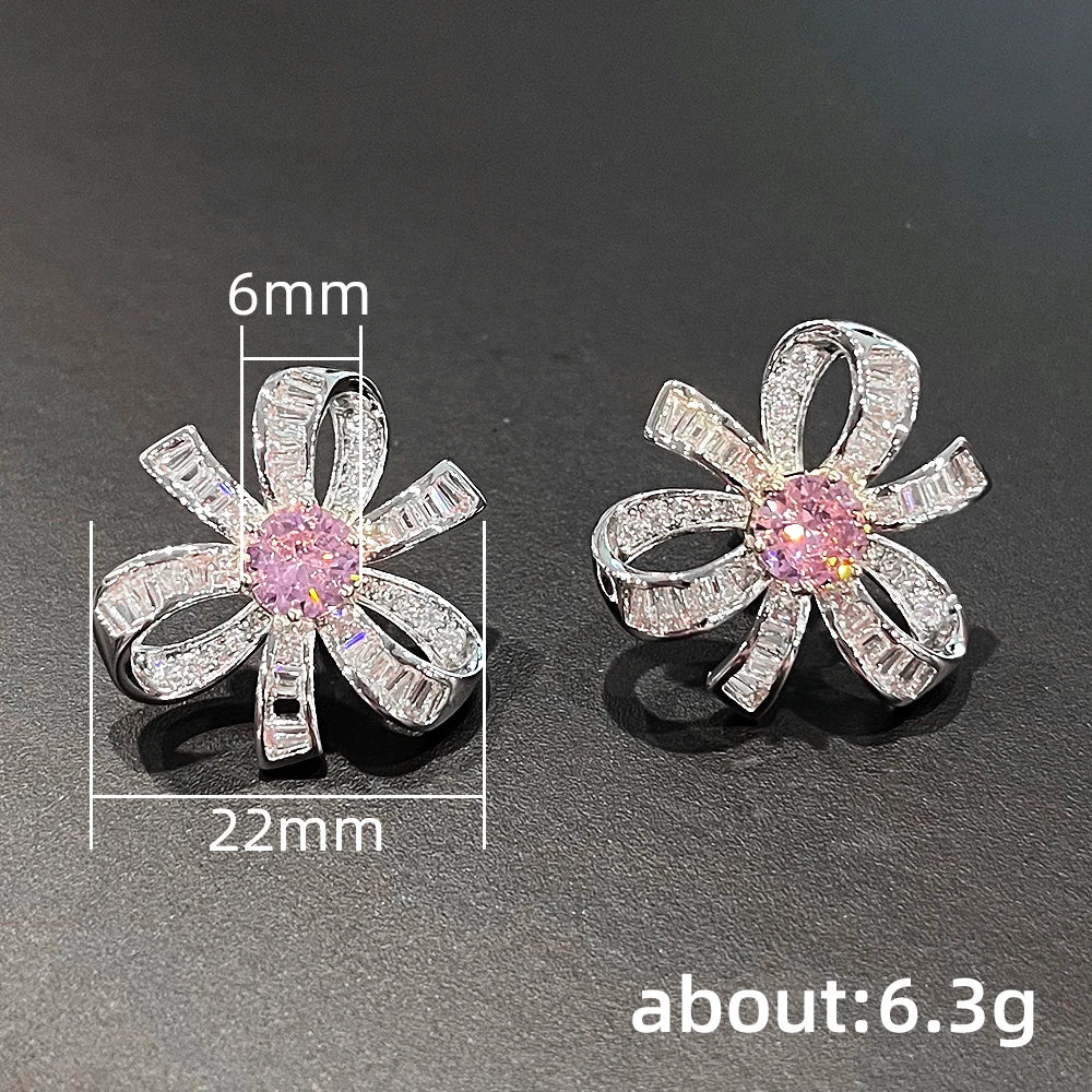 Muse Essentials - Big Flower Piercing Earrings for Women Romantic