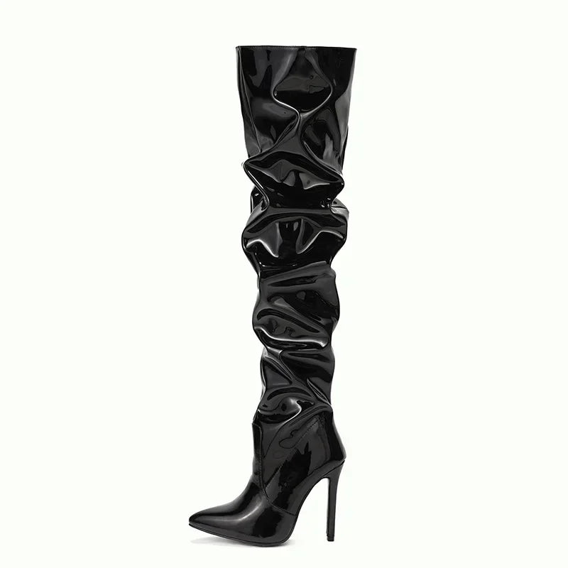 The Muse Step Edit Over-the-knee Boots Women Fashion Pointed Toe Boots