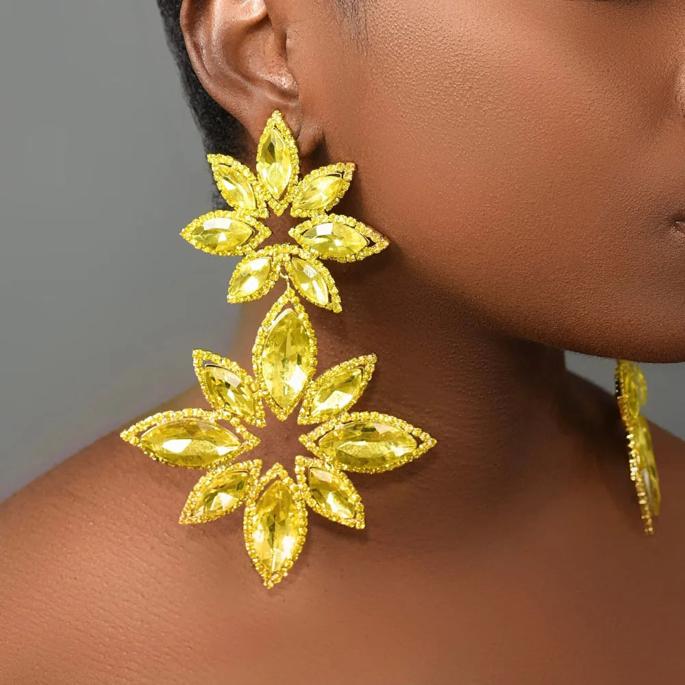 Muse Essentials - Exaggerated Statement Big Flower Earrings