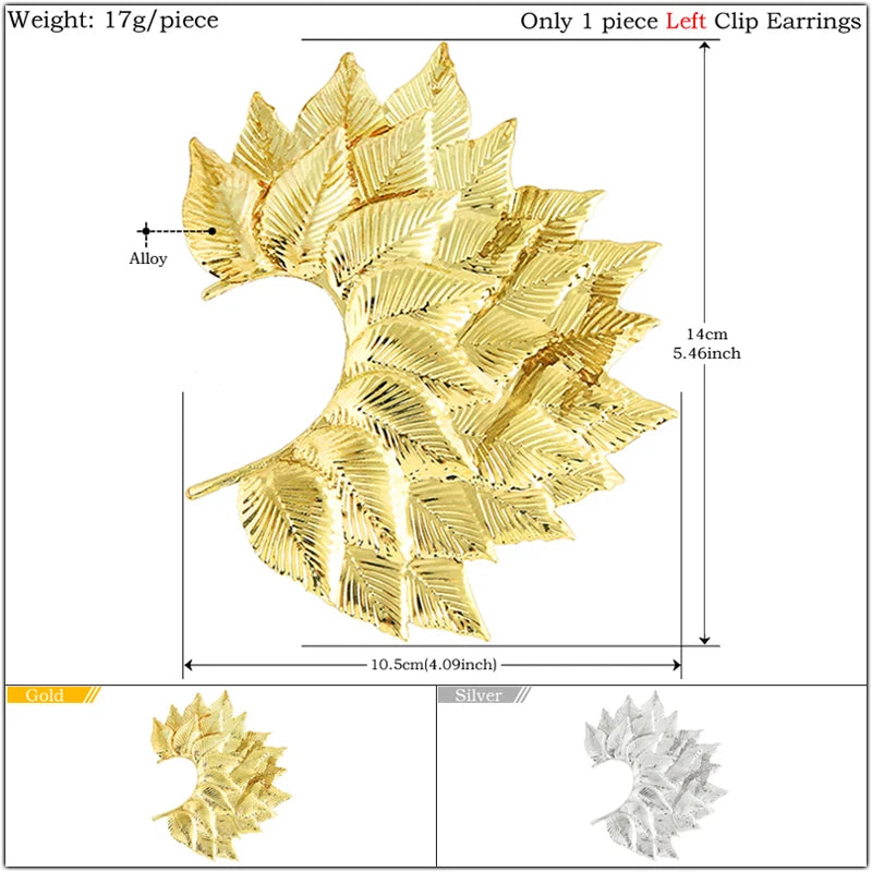 Muse Essentials - Statement Exaggerated Ear Cuff Big Earrings