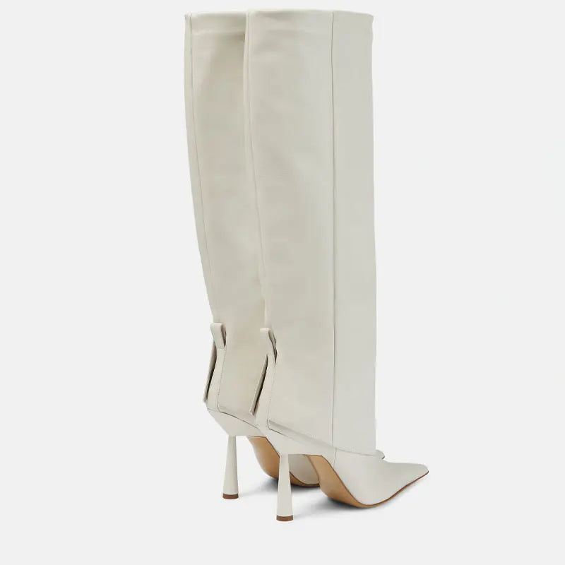 The Muse Step Edit Elegant Women's High-heeled Knee High Boots