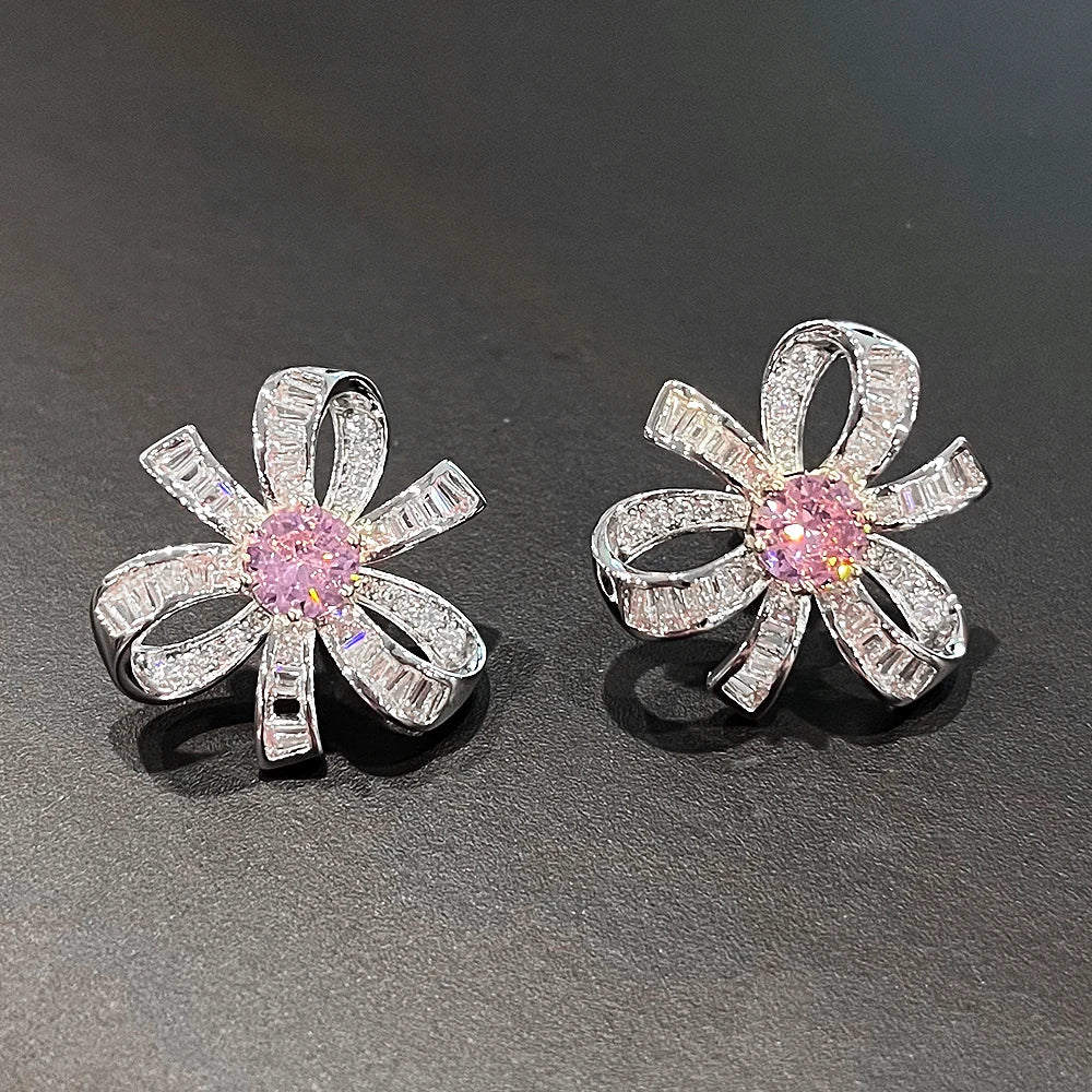 Muse Essentials - Big Flower Piercing Earrings for Women Romantic