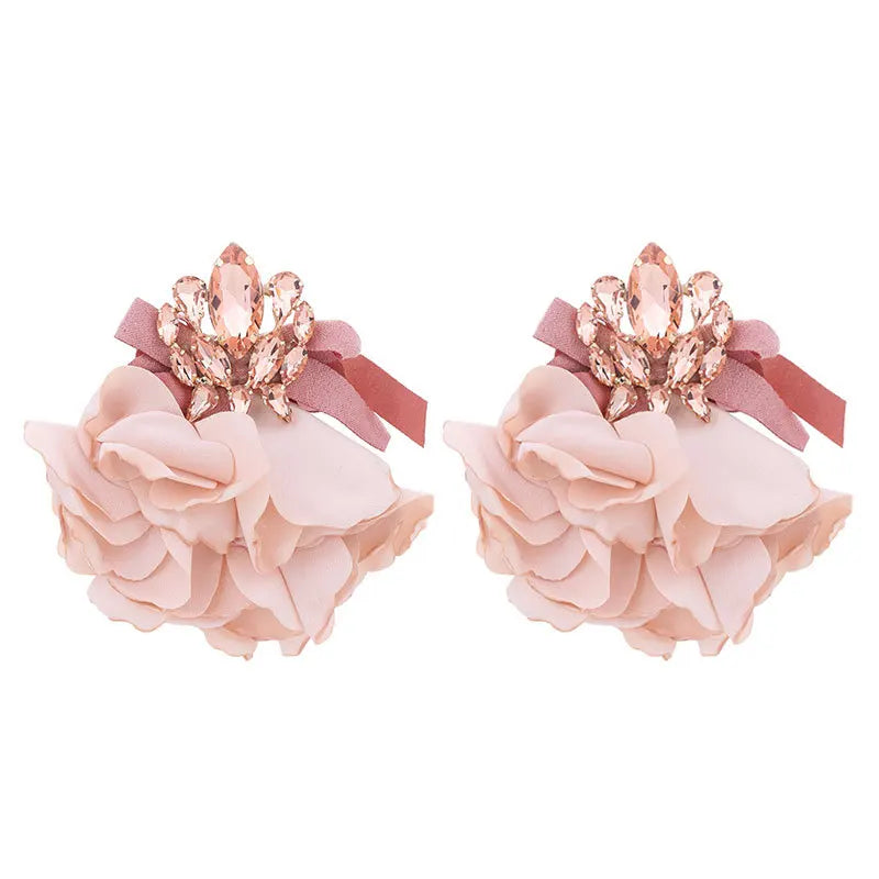 Muse Essentials - Statement Bohemian Flowers Big Dangle Earrings