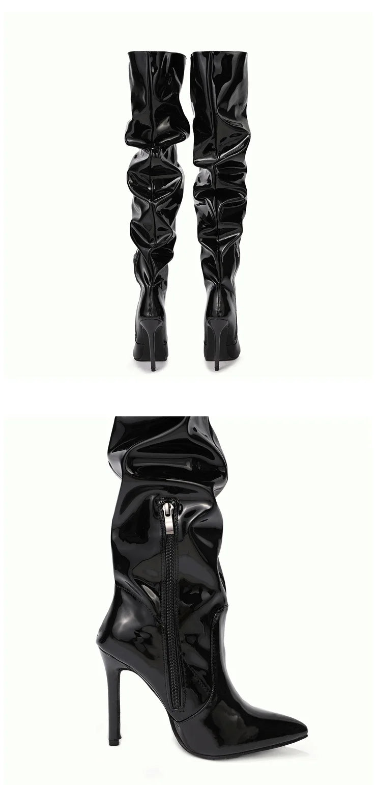 The Muse Step Edit Over-the-knee Boots Women Fashion Pointed Toe Boots