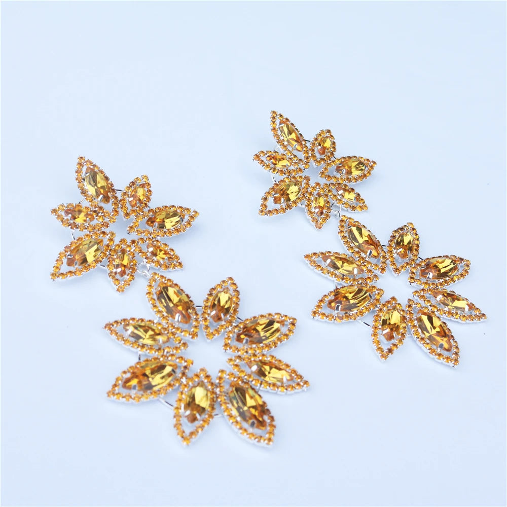 Muse Essentials - Exaggerated Statement  Big Flower Earrings