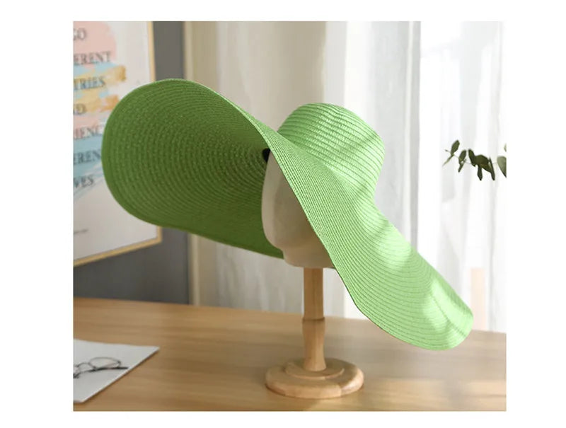 Ivy's Crown Oversize Wide Brim Straw Hat