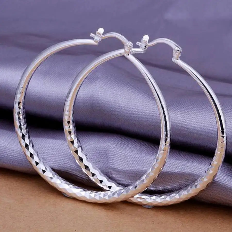 Muse Essentials - Sterling Silver Big Earrings