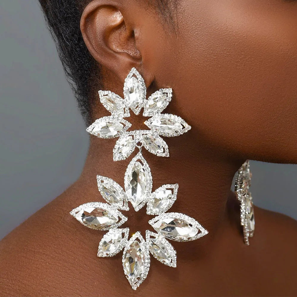 Muse Essentials - Exaggerated Statement Big Flower Earrings