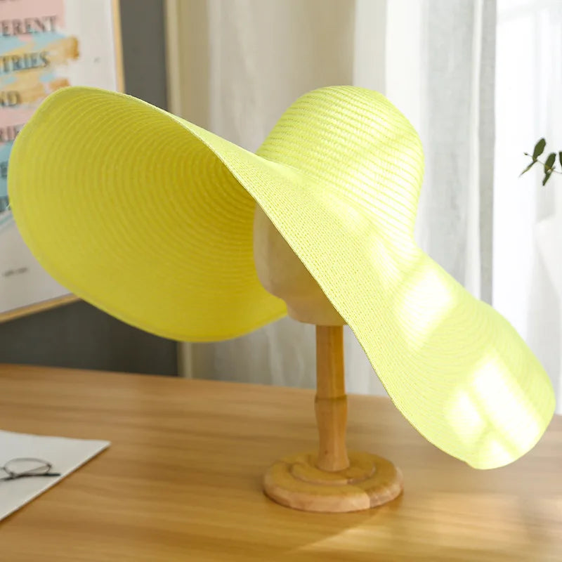 Ivy's Crown Oversize Wide Brim Straw Hat