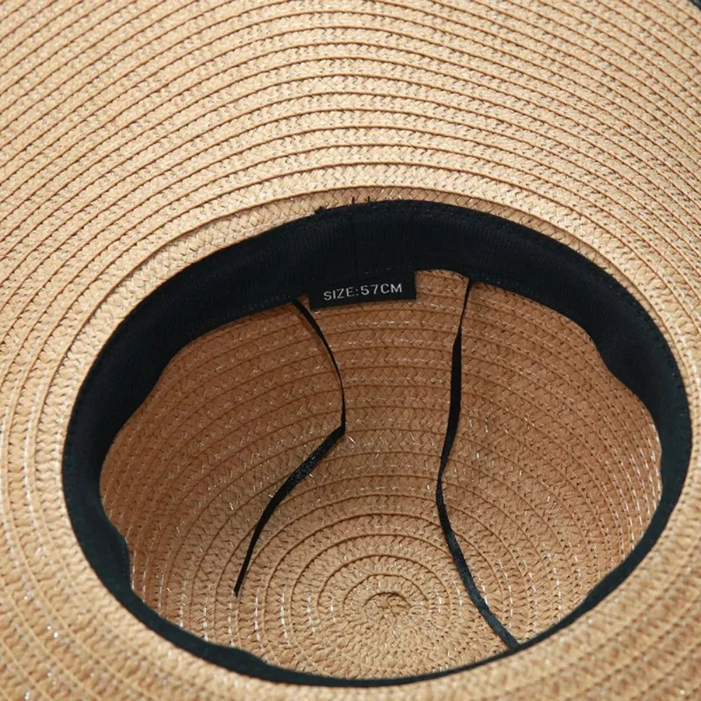 Ivy's Crown Oversized Elegant Beach Straw Hat