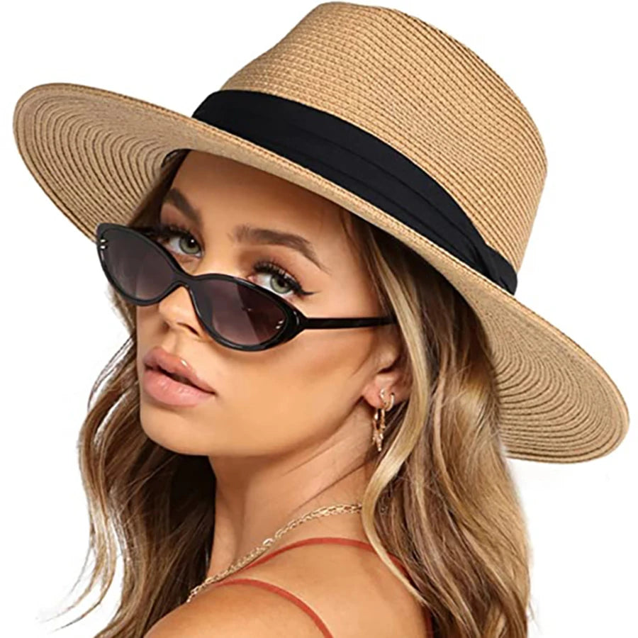 Ivy's Crown Wide Brim Straw Panama Hat