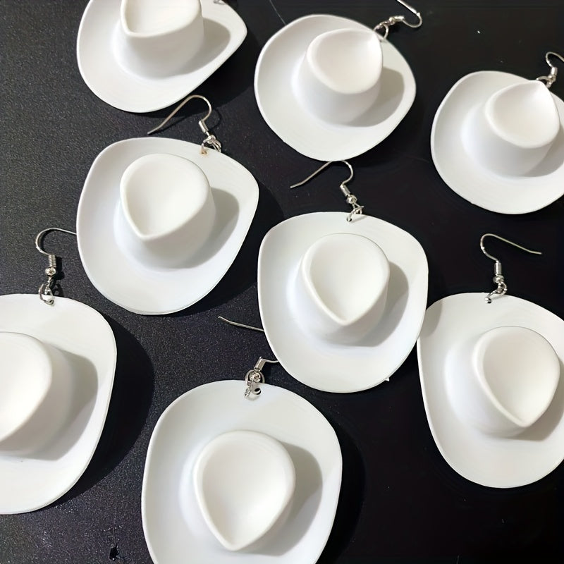 Muse Essentials Cowboy Hat Shaped Dangle Earrings