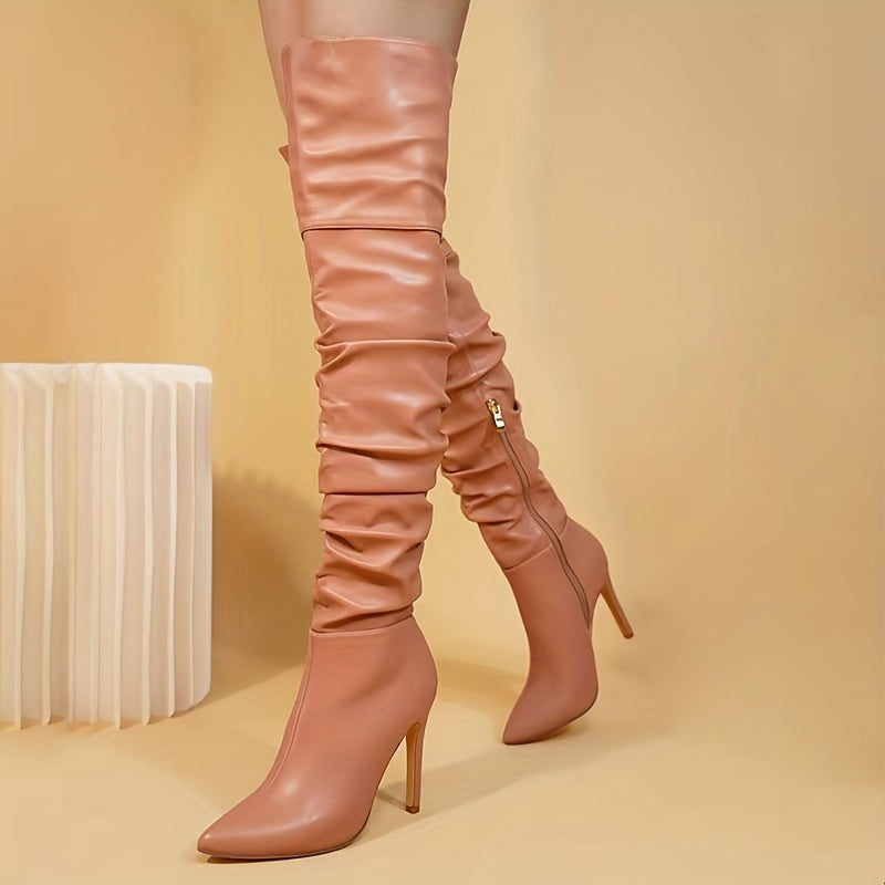Ivy Muse - Sexy Stiletto Comfy Heeled Boots